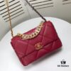 Chanel Burgundy Medium-Sized Bag, Latest Bestseller Release 📣📣 Synchronized with Boutique, Premium Imported Calfskin Leather 🐂, Exceptionally Soft Texture