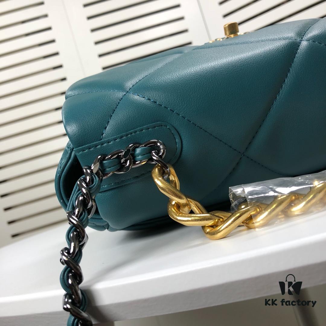 Turquoise Blue Medium Chanel Latest Bestseller Just Released 📣📣 Synchronized with Boutique, Imported Calfskin 🐂 Exceptionally Soft to Touch