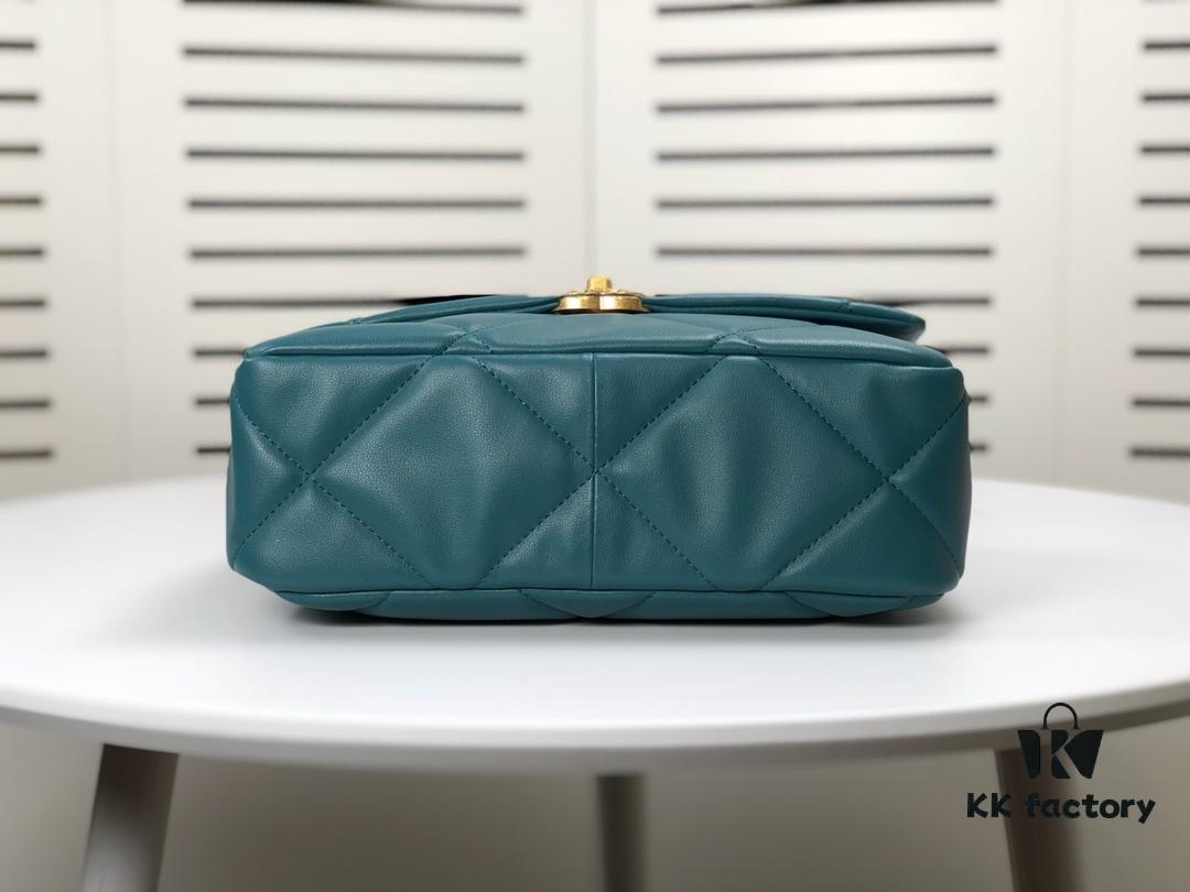 Turquoise Blue Medium Chanel Latest Bestseller Just Released 📣📣 Synchronized with Boutique, Imported Calfskin 🐂 Exceptionally Soft to Touch