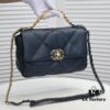 Small Deep Blue Chanel Latest Bestseller Just Arrived 📣📣 Same as Counter Version🤭 Premium Imported Calfskin Leather🐂 Extremely Soft to Touch. Stunning Fit and Flattering Silhouette, Can Be Carried by Hand, on Shoulder or Crossbody, Fully Showcasing Feminine Elegance 💃 Grab Yours Now
