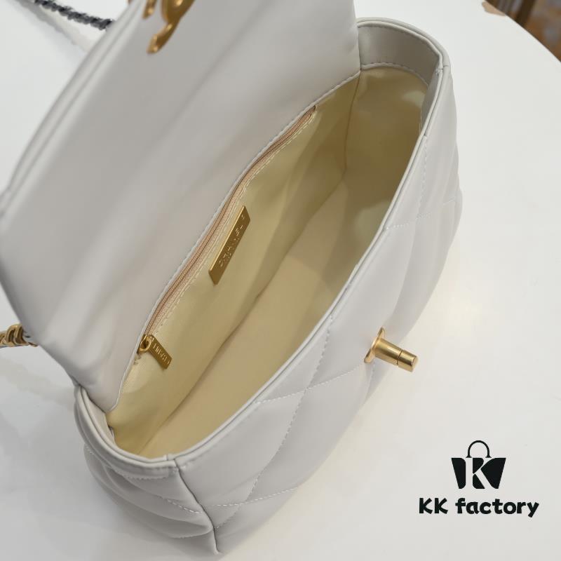 Beige Small Chanel Latest Bestseller Release 📣📣 Synchronized with Boutique, Imported Calfskin Leather 🐂, Extremely Soft Touch