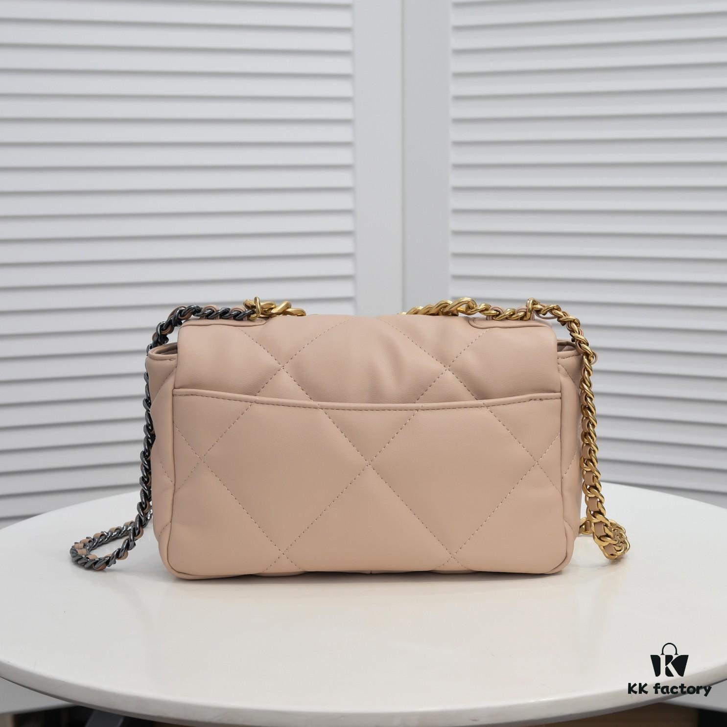 Beige Small Chanel Latest Bestseller Available Now 📣📣 Synchronized with Boutique - Imported Calfskin Leather 🐂 Exceptionally Soft Touch
