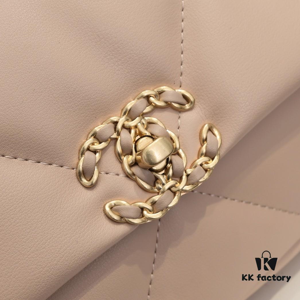 Beige Small Chanel Latest Bestseller Available Now 📣📣 Synchronized with Boutique - Imported Calfskin Leather 🐂 Exceptionally Soft Touch