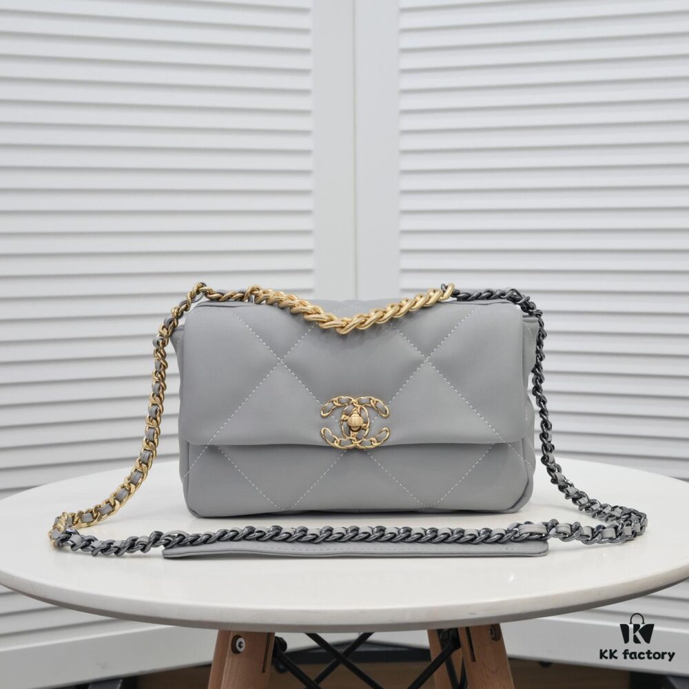 Gray Mini Chanel Latest Bestseller in Stock - Imported Calfskin Leather, Soft Touch, Elegant and Versatile Design