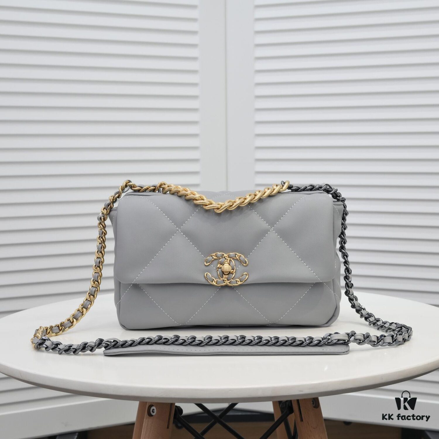 Gray Mini Chanel Latest Bestseller in Stock - Imported Calfskin Leather, Soft Touch, Elegant and Versatile Design