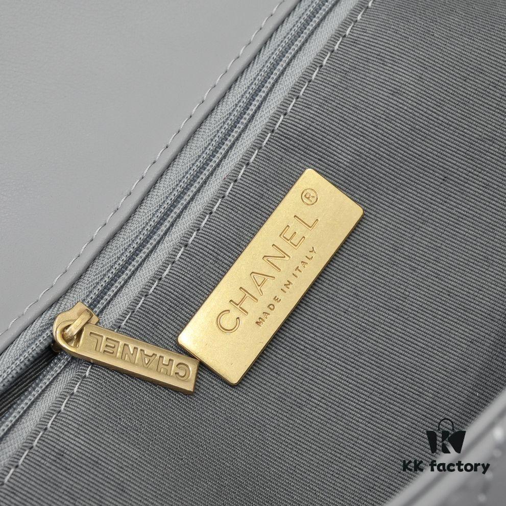 Gray Mini Chanel Latest Bestseller in Stock - Imported Calfskin Leather, Soft Touch, Elegant and Versatile Design