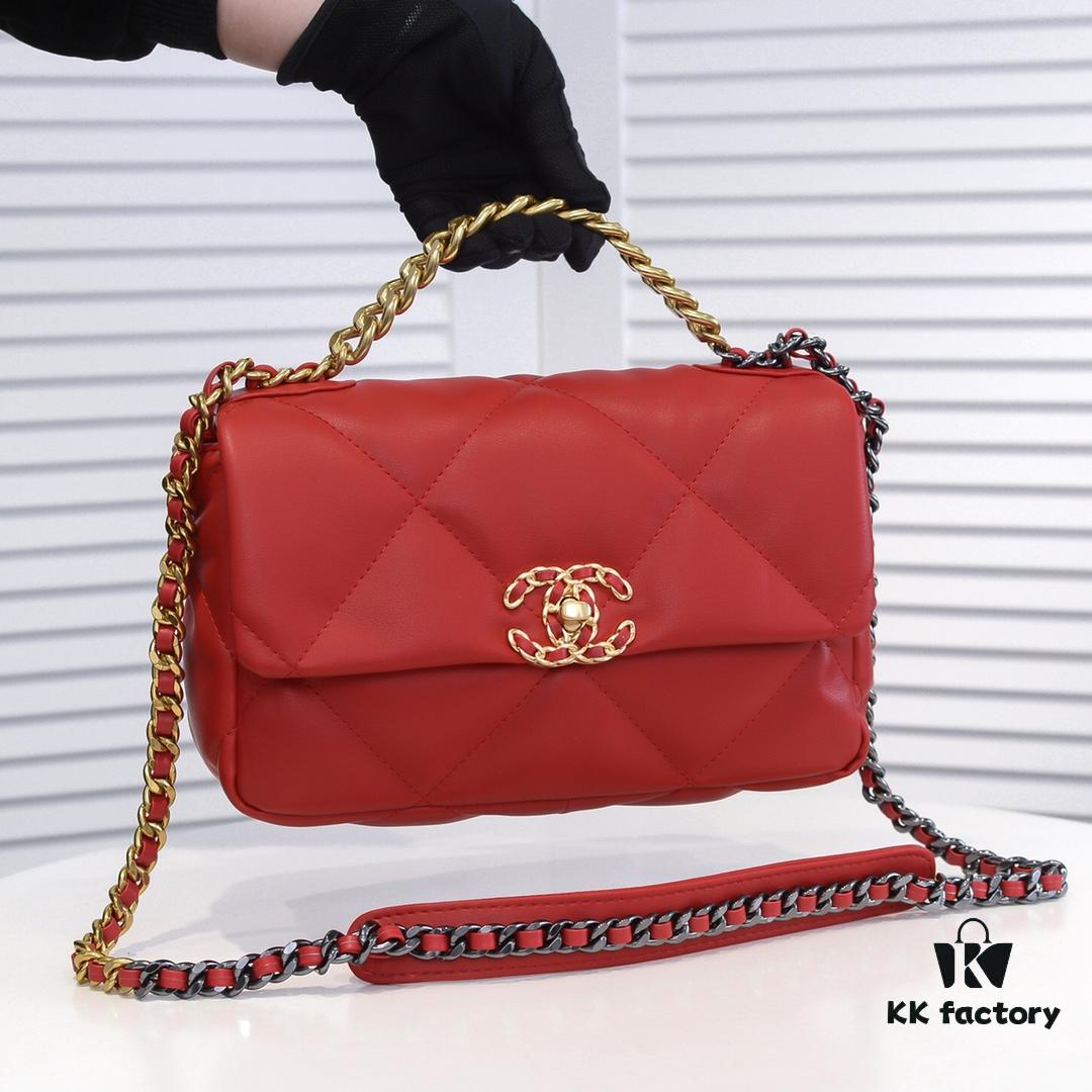 Luxury Red Small Size Chanel Latest Bestseller Release 📣📣 Cabinet Synchronized, Imported Cowhide Leather with Super Soft Touch
