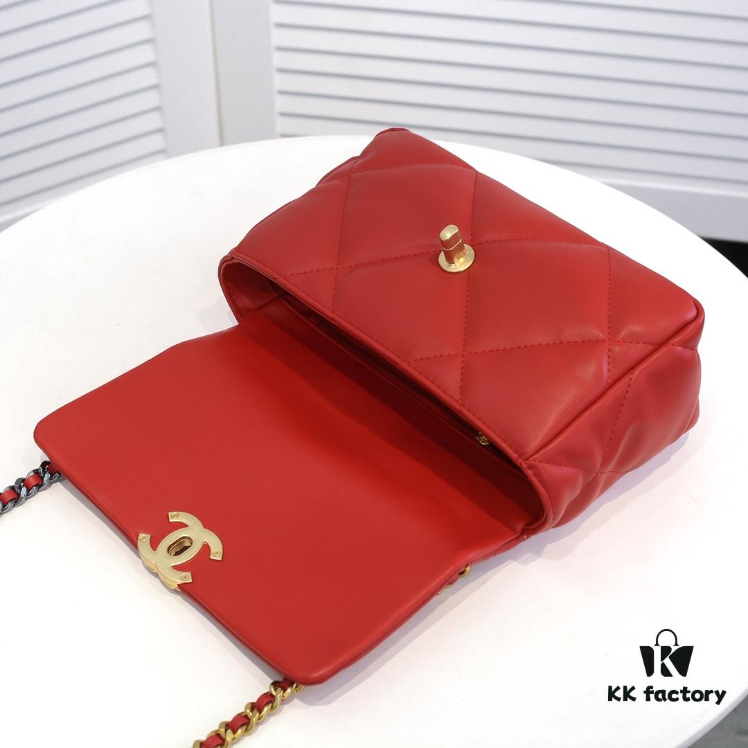 Luxury Red Small Size Chanel Latest Bestseller Release 📣📣 Cabinet Synchronized, Imported Cowhide Leather with Super Soft Touch
