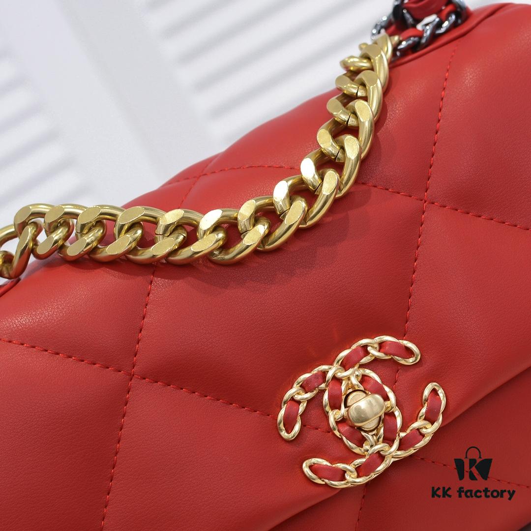 Luxury Red Small Size Chanel Latest Bestseller Release 📣📣 Cabinet Synchronized, Imported Cowhide Leather with Super Soft Touch