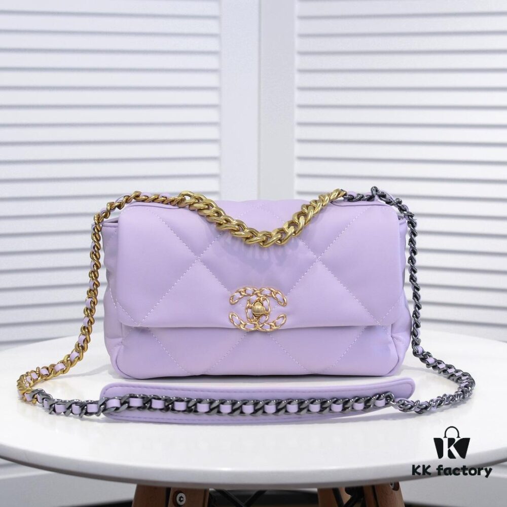 Purple Small Chanel Latest Bestseller Now Available - Premium Imported Calfskin Leather, Soft Touch, Elegant and Versatile Design