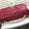 Burgundy Red Mini Chanel Latest Bestseller Release 📣📣 Synchronized with Counter, Imported Calfskin Leather, Extremely Soft Touch