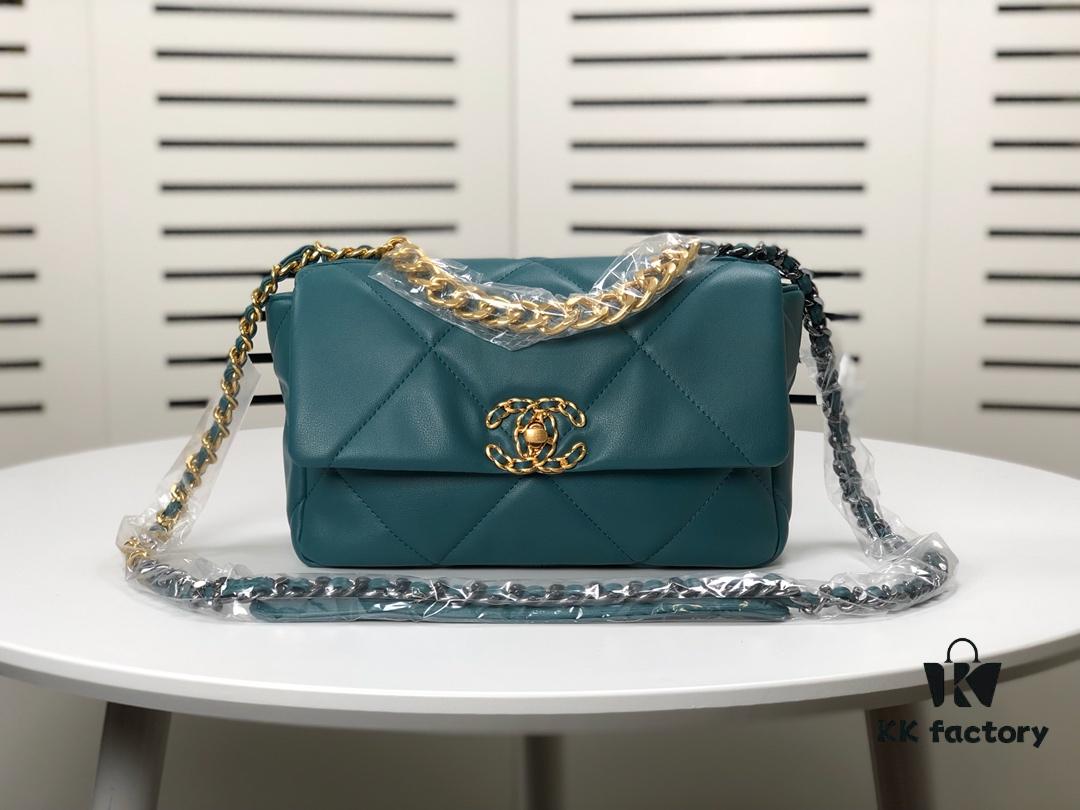 Turquoise Blue Small Chanel Latest Bestseller Just Released 📣📣 Synchronized with Boutique, Imported Calfskin 🐂 Exceptionally Soft Touch