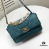Turquoise Blue Small Chanel Latest Bestseller Just Released 📣📣 Synchronized with Boutique, Imported Calfskin 🐂 Exceptionally Soft Touch