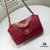 Burgundy Red Mini Chanel Latest Bestseller Release 📣📣 Synchronized with Counter, Imported Calfskin Leather, Extremely Soft Touch