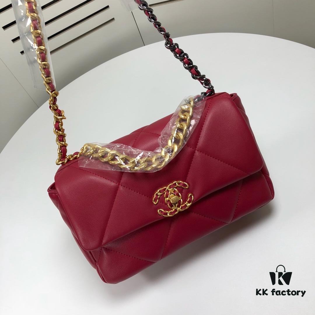 Burgundy Red Mini Chanel Latest Bestseller Release 📣📣 Synchronized with Counter, Imported Calfskin Leather, Extremely Soft Touch