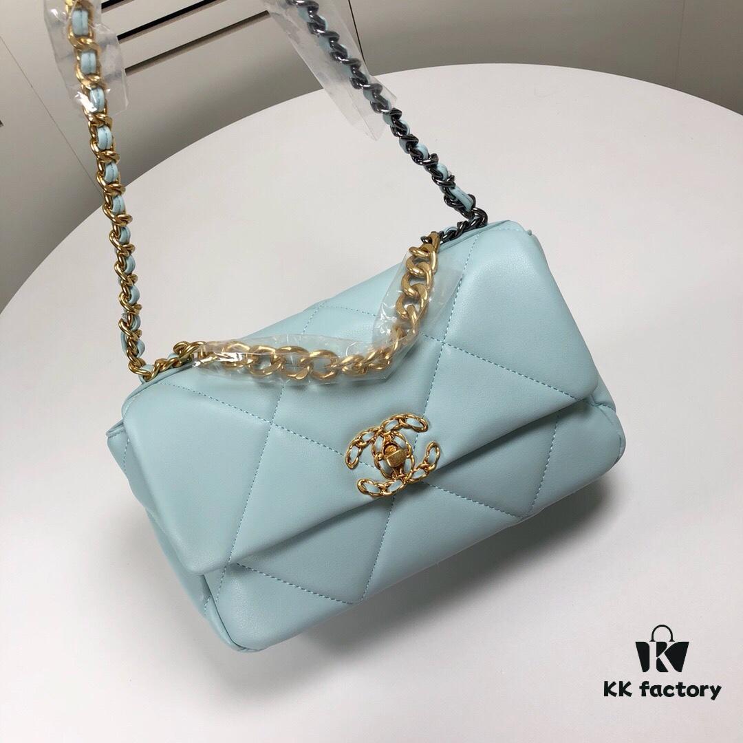 Mint Green Small Chanel Latest Bestseller Release 📣📣 Synchronized with Boutique, Imported Calfskin Leather 🐂, Extremely Soft Touch