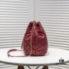 Large CHANEL 2020 New Arrival Double C Chain Drawstring Mini Bucket Bag