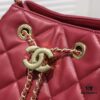 Large CHANEL 2020 New Arrival Double C Chain Drawstring Mini Bucket Bag