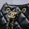 Large CHANEL 2020 New Arrival Double C Chain Drawstring Mini Bucket Bag