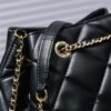 Large CHANEL 2020 New Arrival Double C Chain Drawstring Mini Bucket Bag