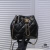 Large CHANEL 2020 New Arrival Double C Chain Drawstring Mini Bucket Bag