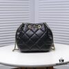 Small CHANEL: 2020 New Arrival Double C Chain Drawstring Mini Bucket Bag