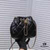 Small CHANEL: 2020 New Arrival Double C Chain Drawstring Mini Bucket Bag