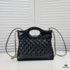 Mini Chanel 23A Swan Mini 31 Bag AS4133 Fashion Statement in Chocolate Brown