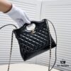 Mini Chanel 23A Swan Mini 31 Bag AS4133 Fashion Statement in Chocolate Brown