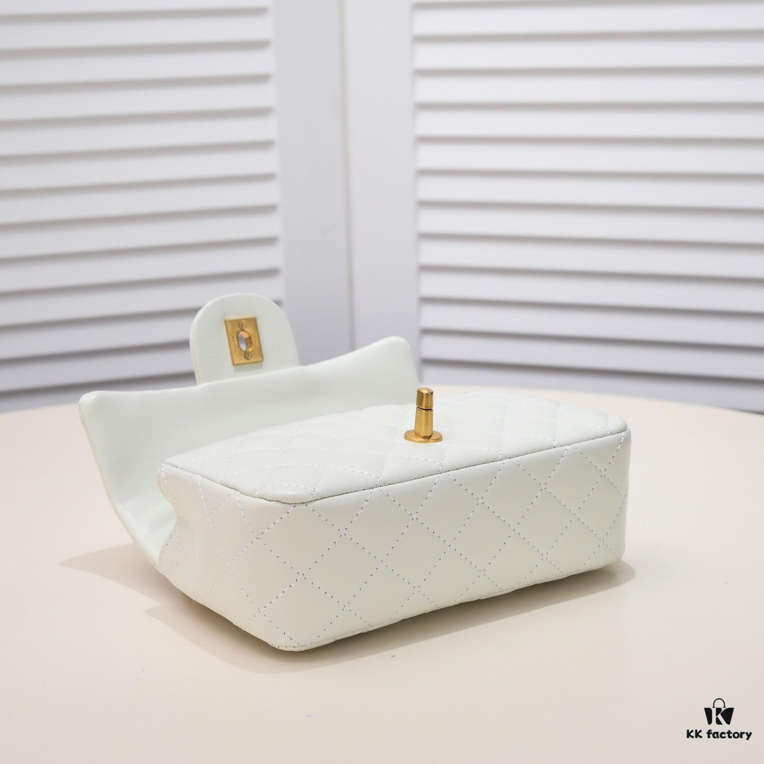 Chanel 22B Latest Mini CF Handle with Hardware Accents, New AS2431 Classic Quilted Flap Bag