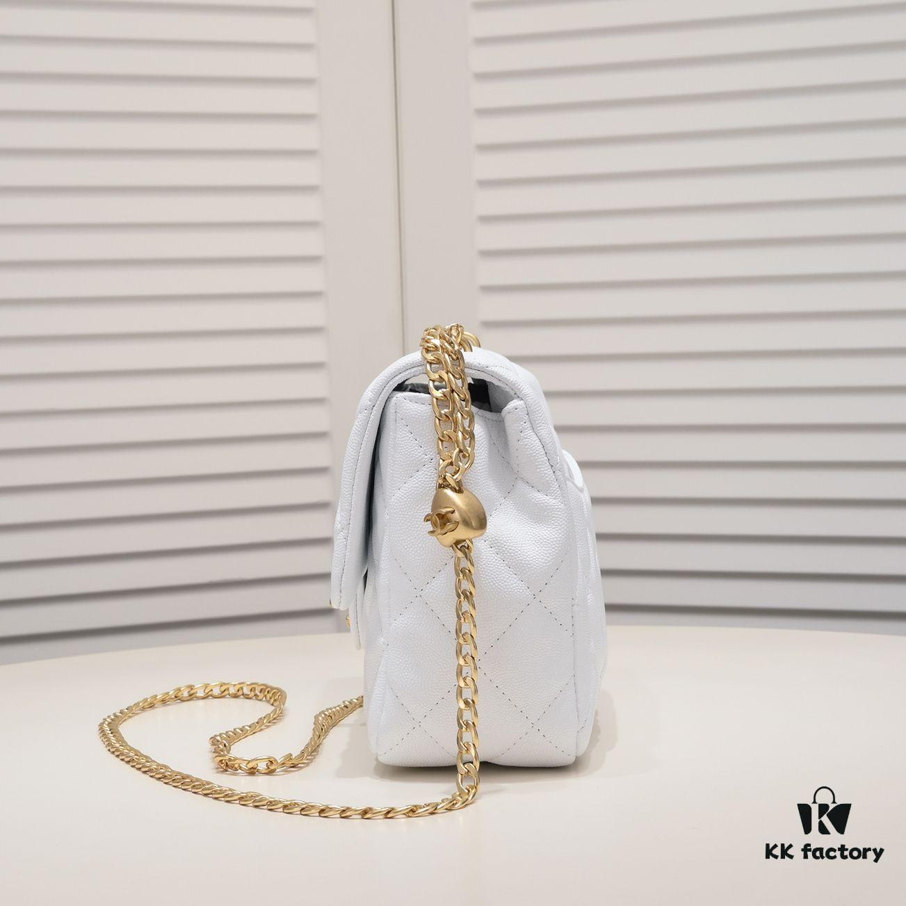 Large Chanel 23P New Arrival Heart Ball vs Gold Ball?