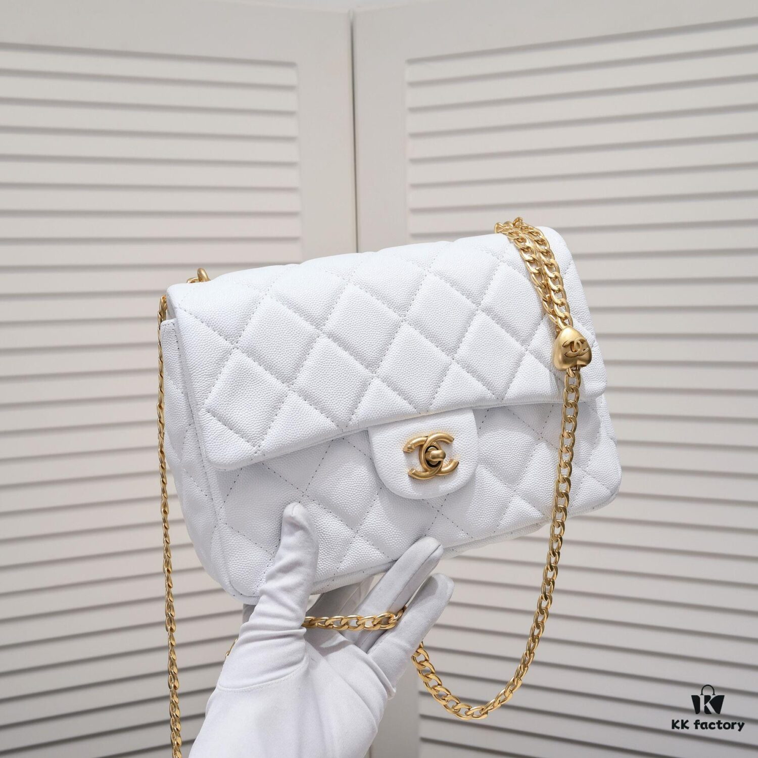 Large Chanel 23P New Arrival Heart Ball vs Gold Ball?