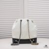Chanel 17 Gabrielle Wandering Backpack – The Must-Have It Bag Adored by Celebrities, Next Big Trend, Fashionable and Simple Design, Premium Full-Grain Soft Leather, Size 24x23x11.5cm, Model A94485