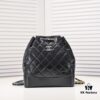 Chanel 17 Gabrielle Wandering Backpack – The Must-Have It Bag Loved by Celebrities, Next Big Trend, Fashionable and Simple Design, Premium Full-Grain Soft Leather