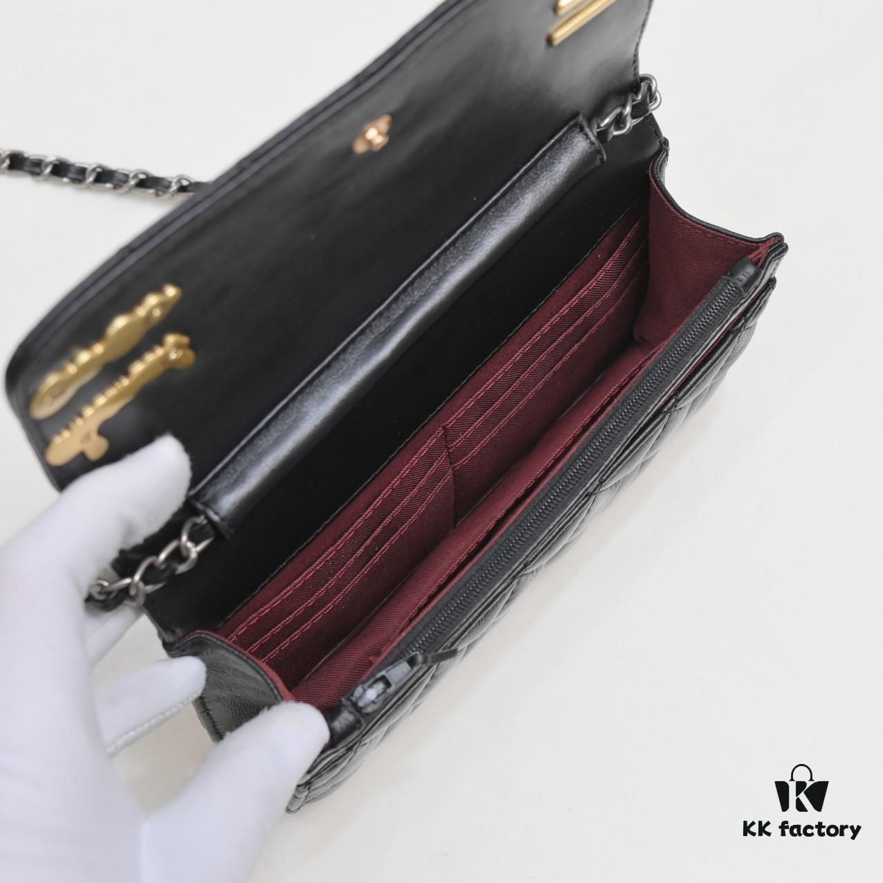 Chanel 2021 SS C F-Style Chain Bag with CHANEL Letter Hardware