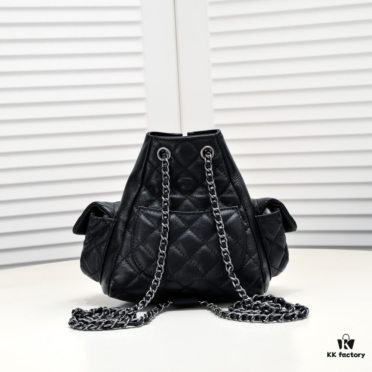 Chanel 23B Imported Top-Grade Calfskin Frog Double Shoulder Bag