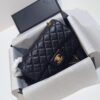 CHANEL France Handcrafted Luxury Metal CF Bag with Golden Beads - Large and Small Sizes Available