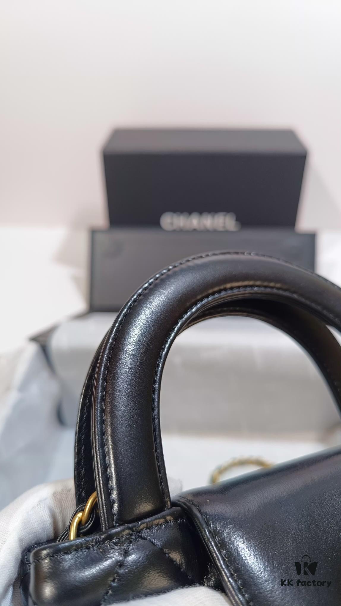 Authentic Chanel 23K Kelly Bag, Vintage-Inspired Design, Fall/Winter Runway Hit