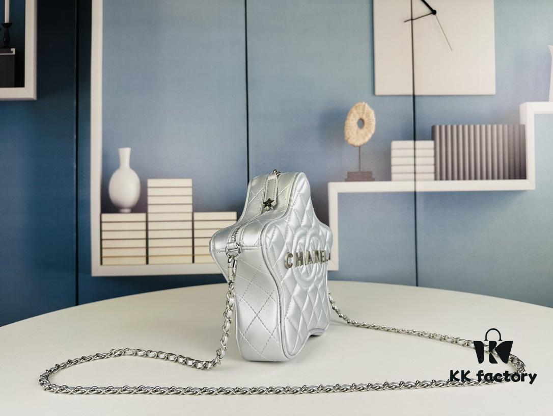 New Arrival Lucky Star CHANEL Mini Bag – Stunning Star-Shaped Design, Golden Luxury Shine, Unique and Elegant Fashion Statement