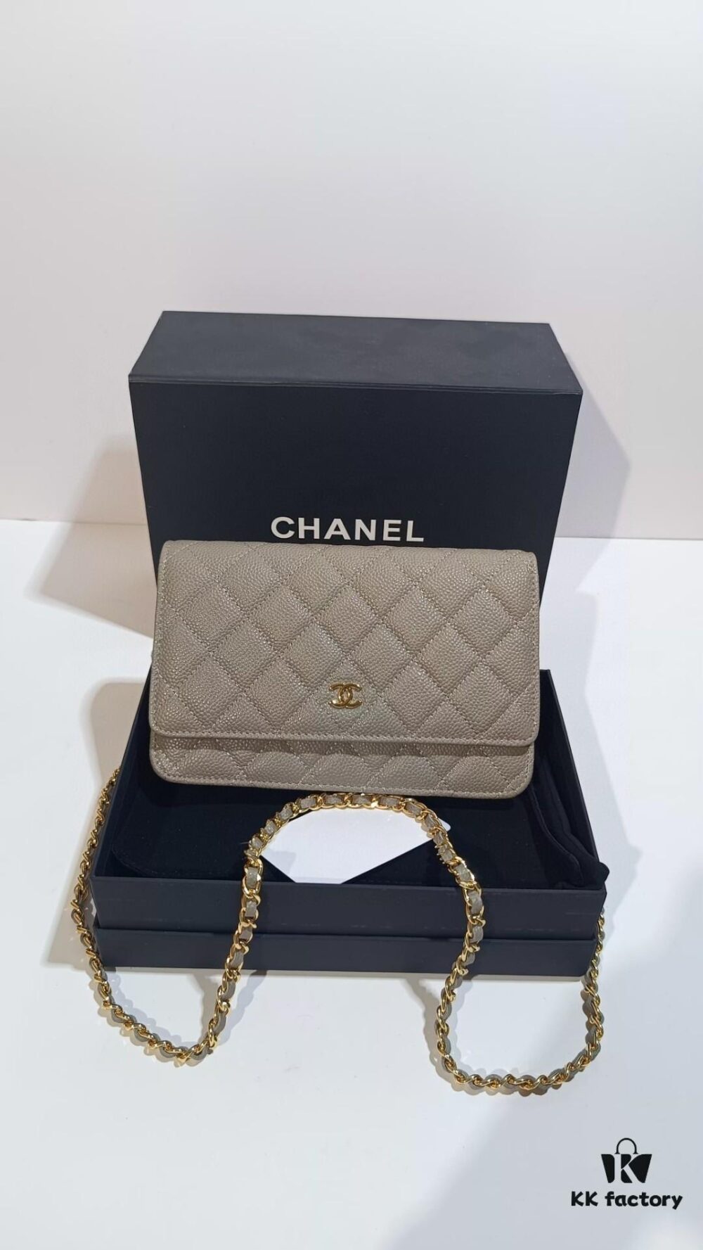 Chanel Classic Handbag Model 0250 - Premium Quality Imported Grain Calfskin Leather