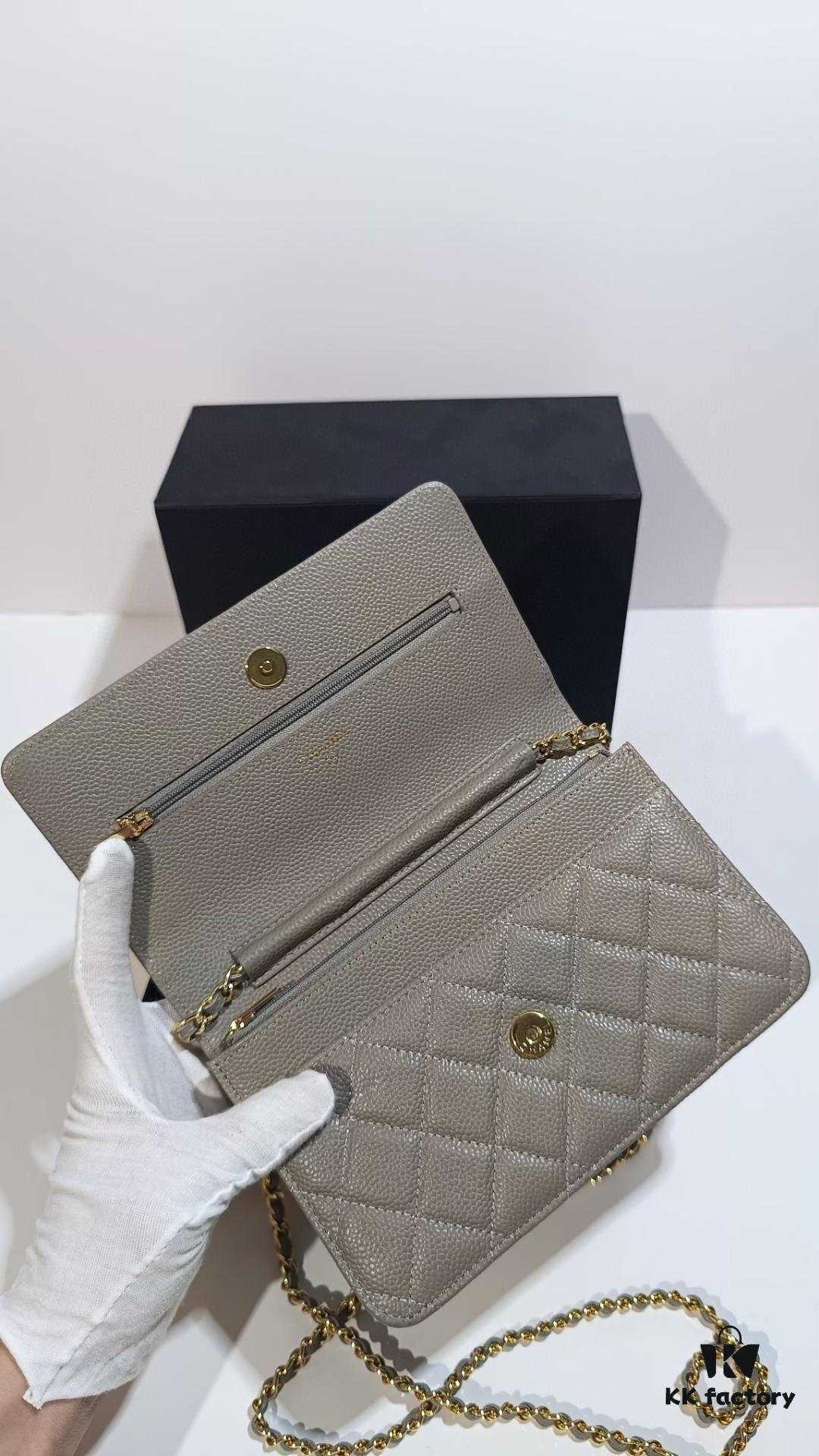 Chanel Classic Handbag Model 0250 - Premium Quality Imported Grain Calfskin Leather