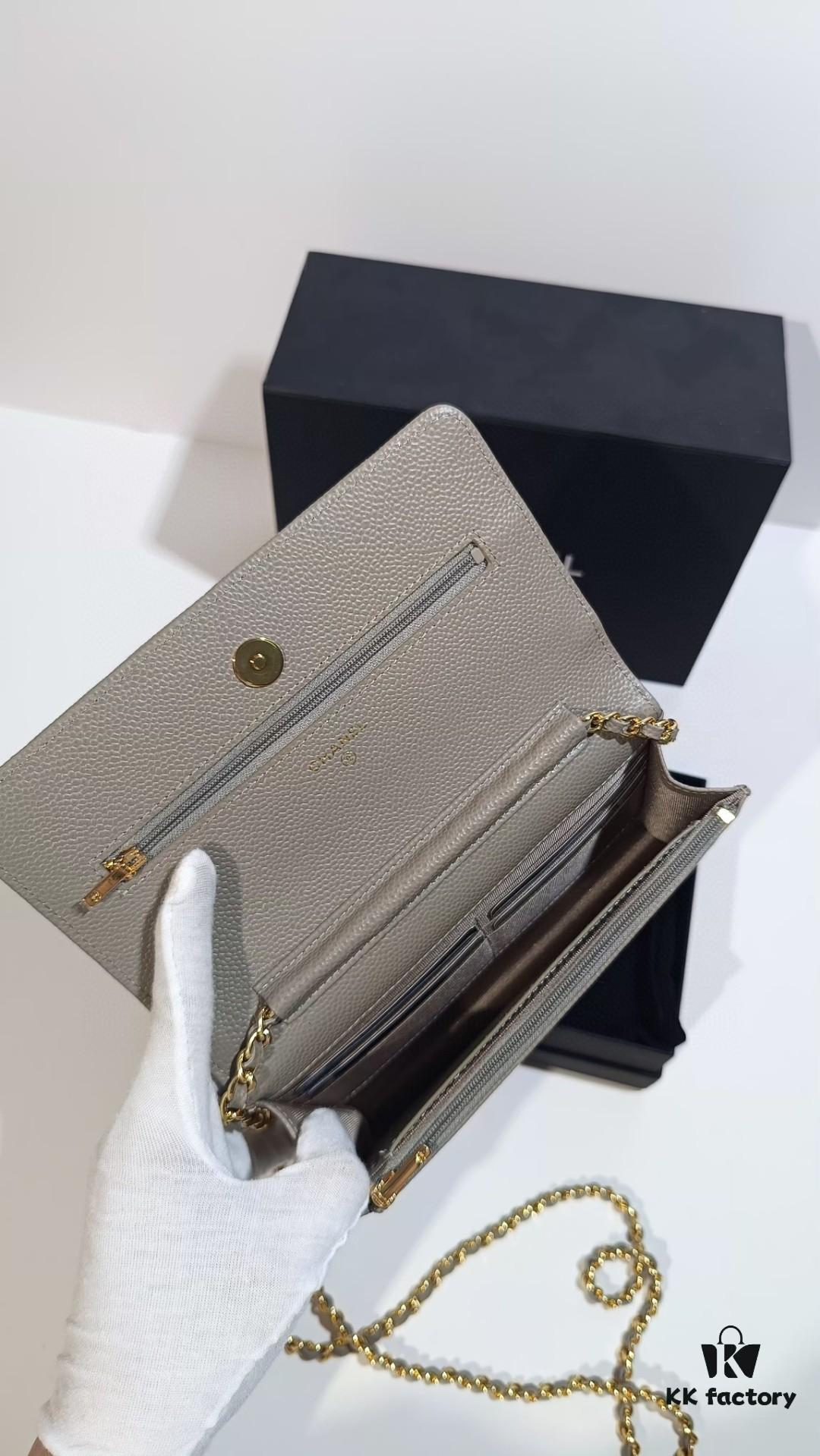 Chanel Classic Handbag Model 0250 - Premium Quality Imported Grain Calfskin Leather