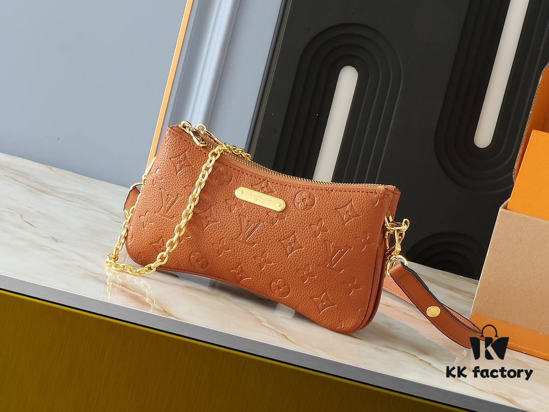 Upgraded Original M83301 M83008 M11916 Monogram Empreinte Leather Liv Pochette with Arm-Carry Design