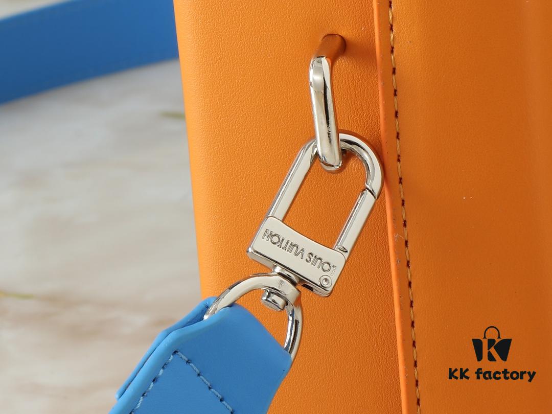 Upgraded Original M24455 Blue Green Yellow Medium Shopper Handbag