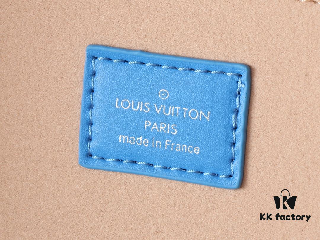 Upgraded Original M24455 Blue Green Yellow Medium Shopper Handbag