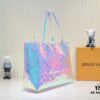 Exclusive Real Shot - Upgraded Version ‼️ M41177/M40995 Latest Rainbow Shopping Tote (Actual Product Photography)