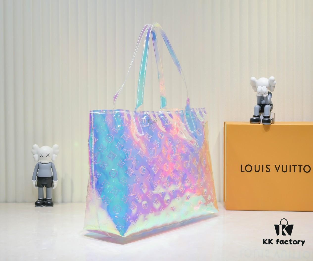 Exclusive Real Shot - Upgraded Version ‼️ M41177/M40995 Latest Rainbow Shopping Tote (Actual Product Photography)