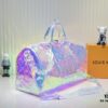 Exclusive Real-shot - Upgraded Version‼️ Premium Quality M53271 41416 KEEPALL 50 Prism Transparent Colorful Travel Bag (with Shoulder Strap)