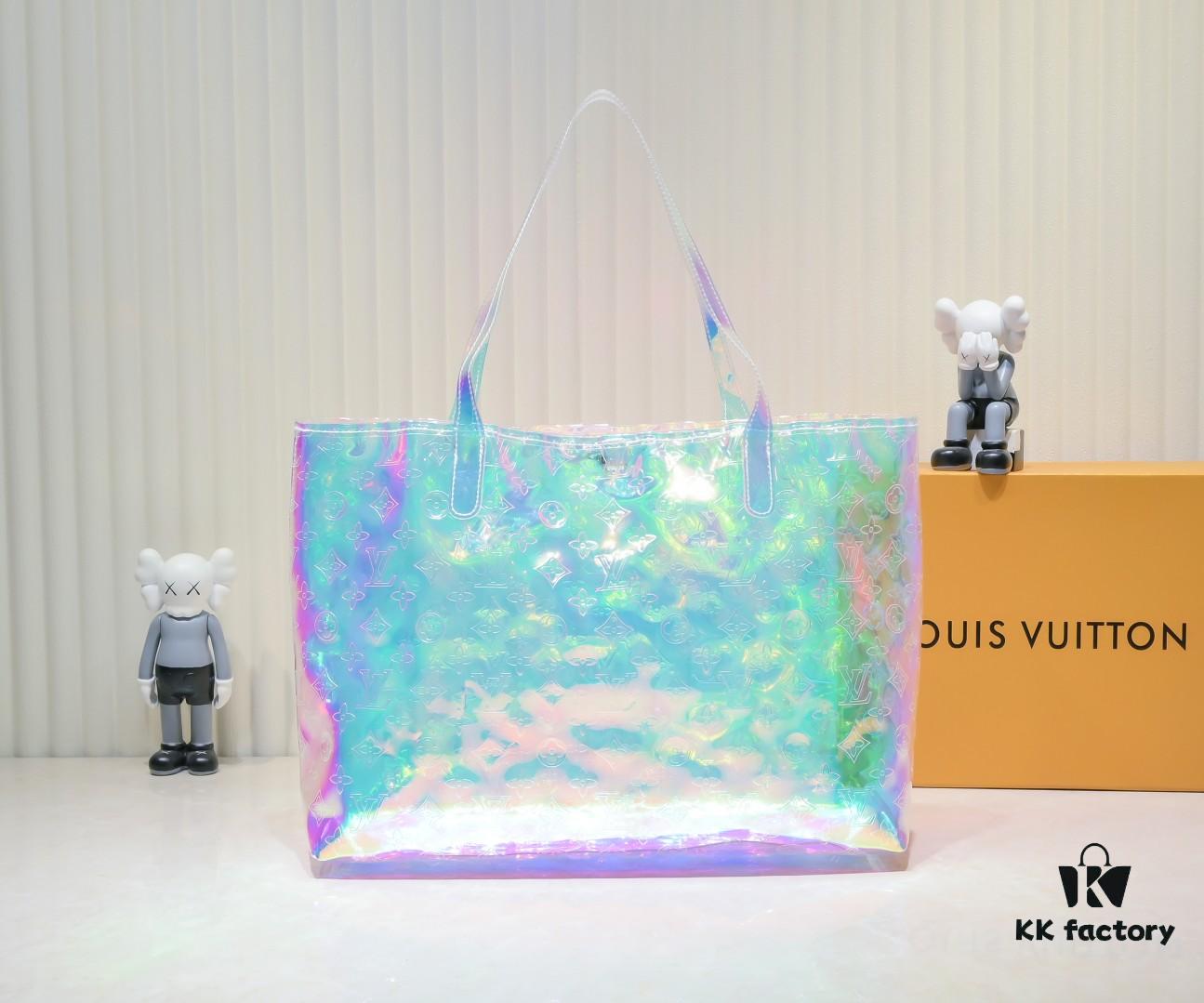 Exclusive Real Shot - Upgraded Version ‼️ M41177/M40995 Latest Rainbow Shopping Tote (Actual Product Photography)