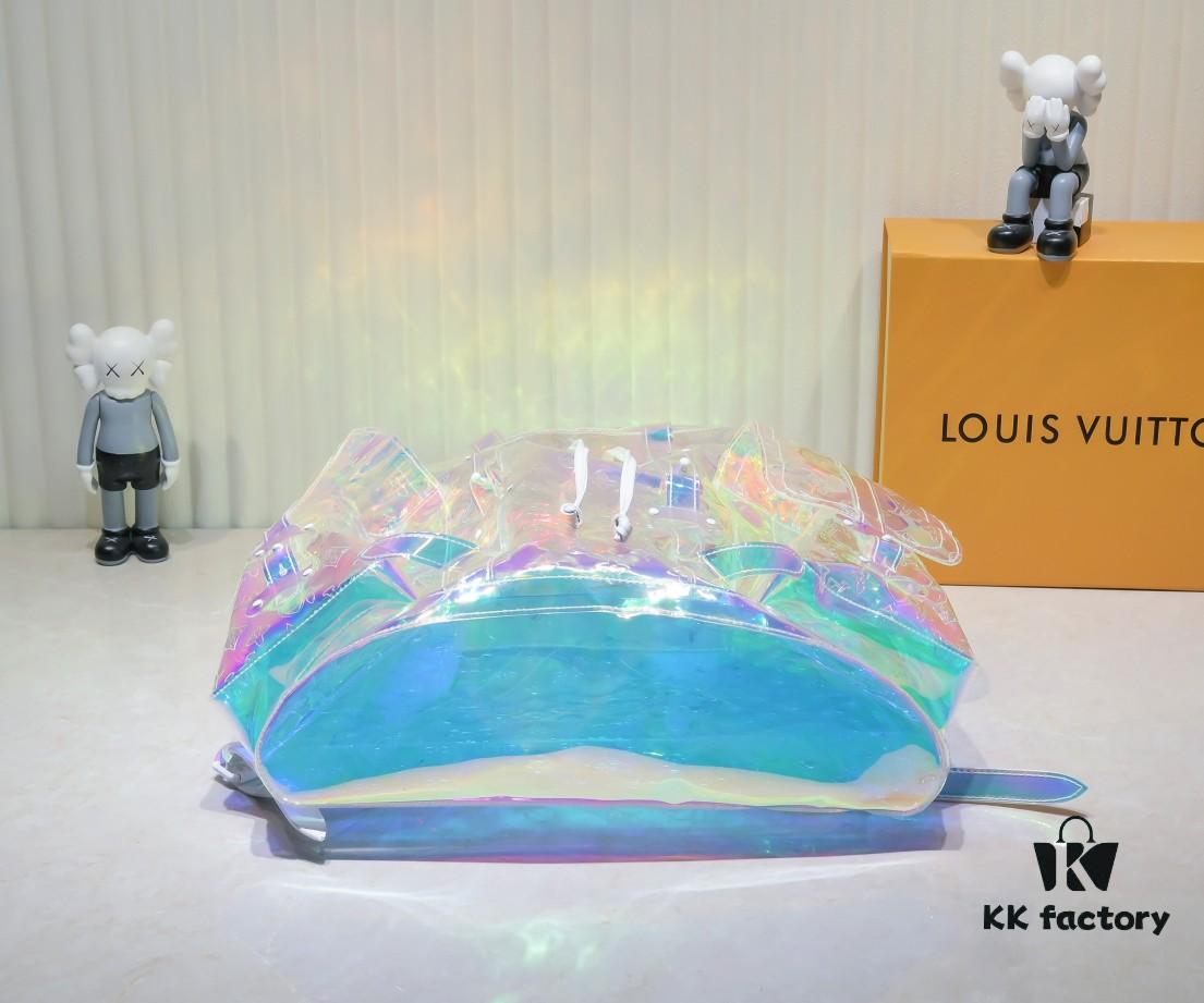 Exclusive Real Shot - Upgraded Version‼️ Model M53286 M41379 Transparent Colorful! CHRISTOPHER Oversized Backpack